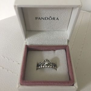 pandora princess crown ring